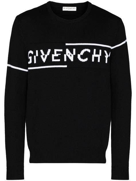 givenchy slogan jumper|givenchy crest sweatshirt.